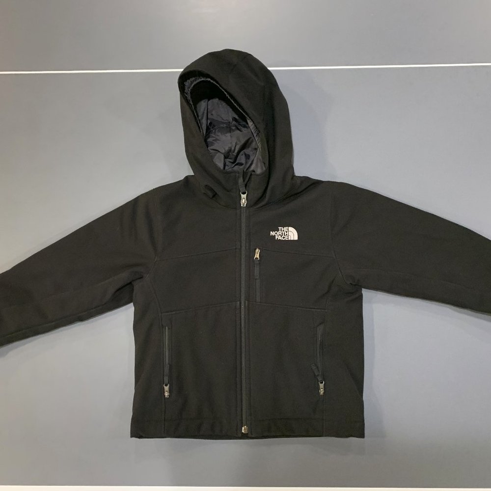 North Face Boys Black Apex Elevation Coat Size 5
